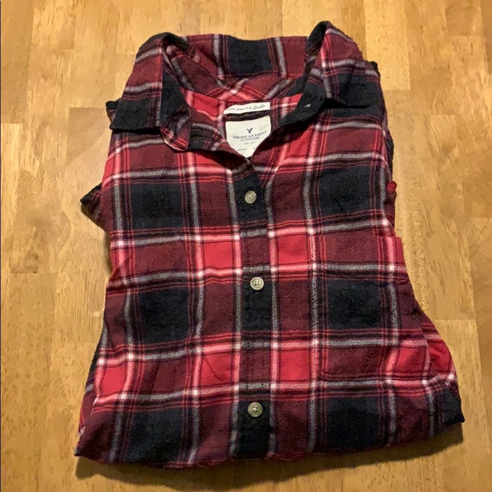 American Eagle boyfriend flannel